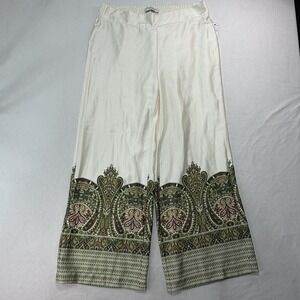 Liverpool L Women's Wide Leg Pants Dressy Flowy Boho City Pull On Stretch NWT